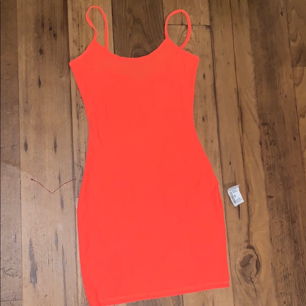Neon Orange Dress